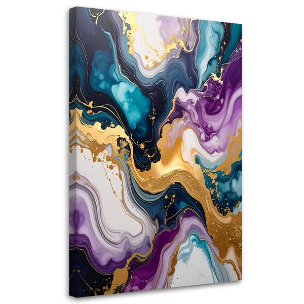 Wandbild Abstrakte Motive Polyester - 80 x 120 x 3 cm