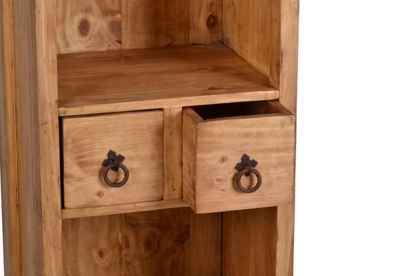 Garderobenschrank Mexico Gelb - Kiefer - 92 x 190 x 42 cm