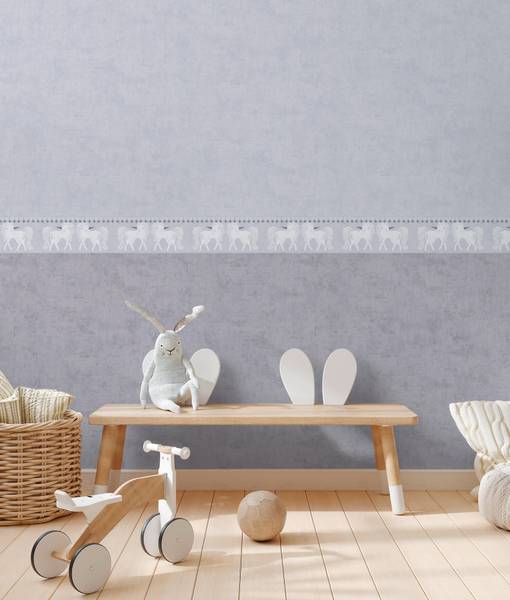 Vliestapete 771796-GU Grau - Kunststoff - 53 x 1 x 1005 cm