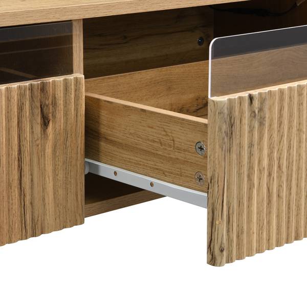 Couchtisch Peakglade Braun - Holzwerkstoff - 50 x 40 x 110 cm