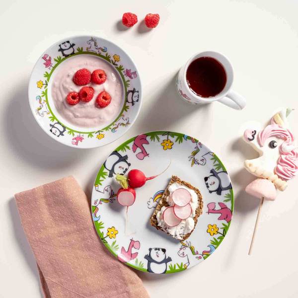 Kindergeschirr-Set Mädchen Bambini Pinie - 10 x 22 x 22 cm