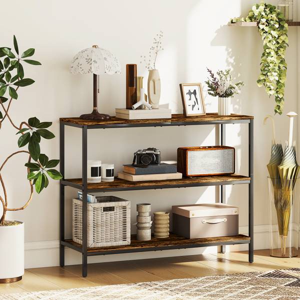 Konsolentisch 837-591V00RB Braun - Holzwerkstoff - 35 x 80 x 101 cm