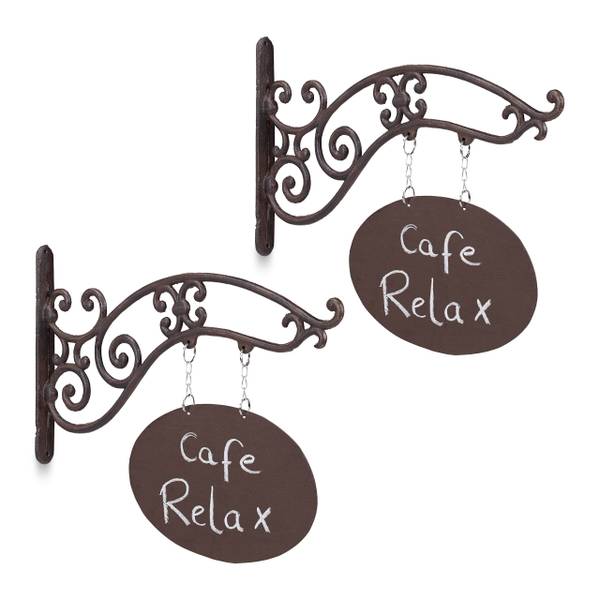 Plaque pour inscription en lot de 2 Lot de 2