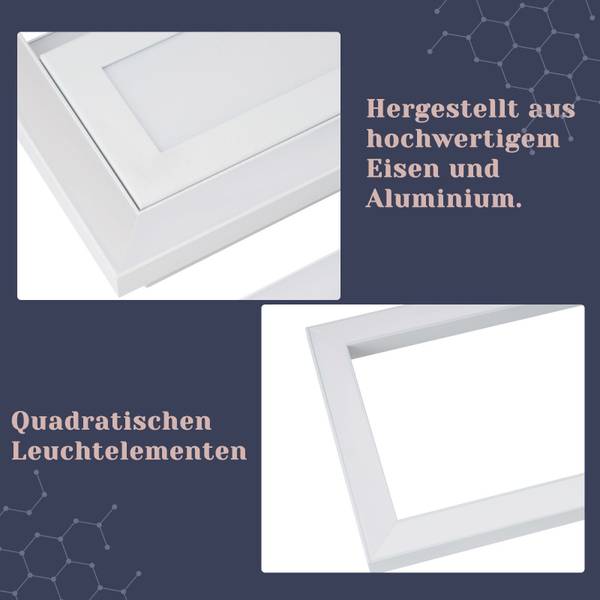 LED Deckenleuchte Garcia Weiß