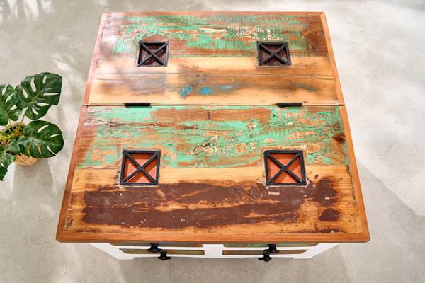 Couchtisch JAKARTA Braun - Mango - 70 x 45 x 70 cm