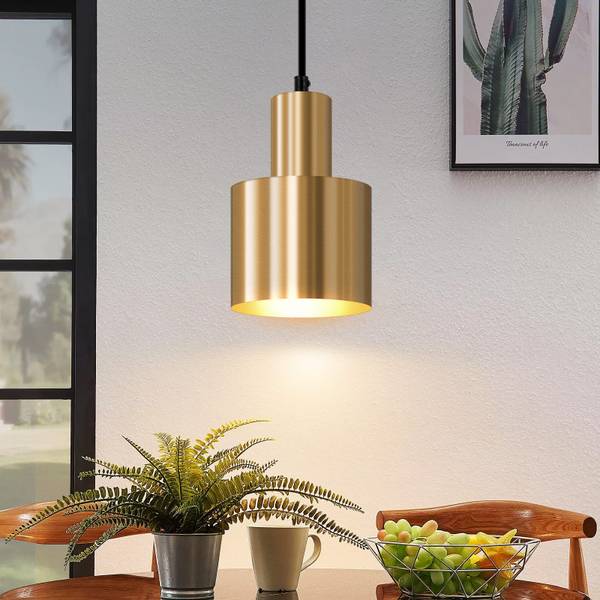 Pendelleuchten Linton Gold - Metall - 10 x 143 x 12 cm