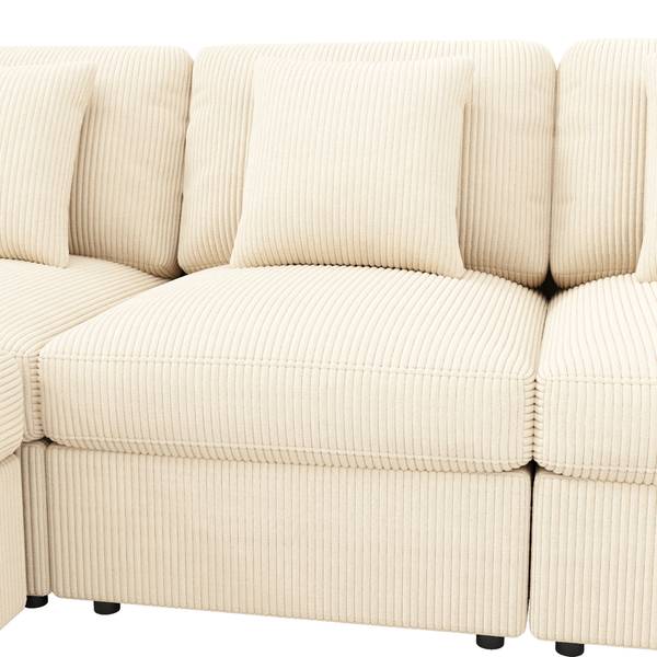Ecksofa WoodyCHANGE Beige