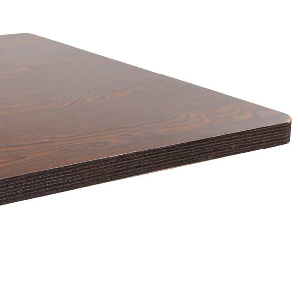 Bistrotisch 286434 Braun - Holzwerkstoff - Metall - 80 x 75 x 80 cm