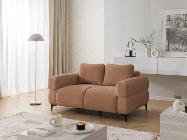 2-Sitzer-Sofa Cardea Rubinrot