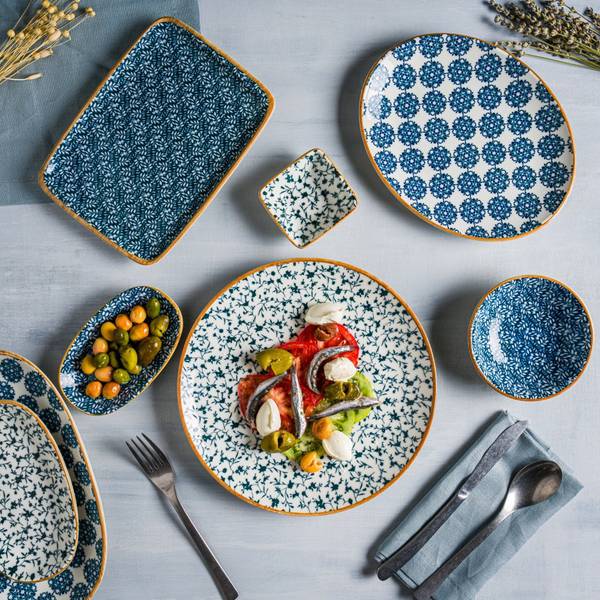 Assiette à dîner Lupin 2 él. Porcelaine - 30 x 2 x 30 cm