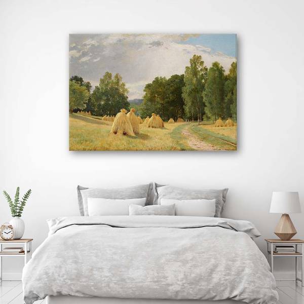 Wandbild heuhaufen – i. i. schischkin 100 x 70 cm
