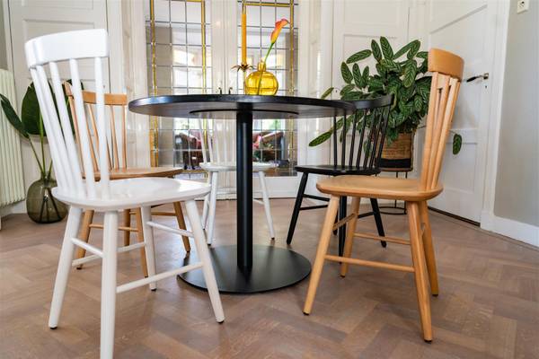 Tischgestell Portland Schwarz - Stahl - 64 x 73 x 64 cm