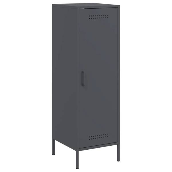Highboard DE9102 Grau - Metall - 39 x 113 x 36 cm