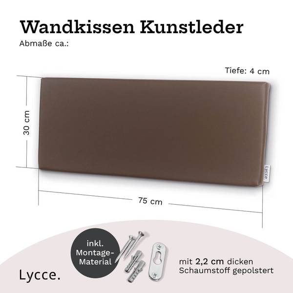 Wandkissen Betty Taupe