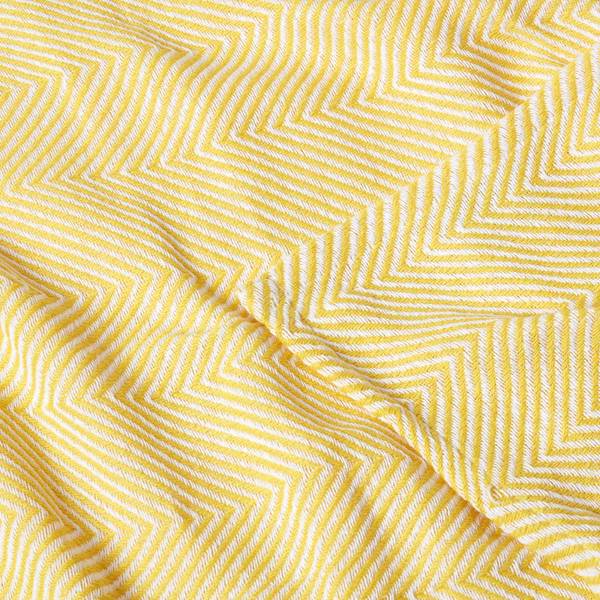 Tagesdecke Halden mit Chevron-Muster Gelb