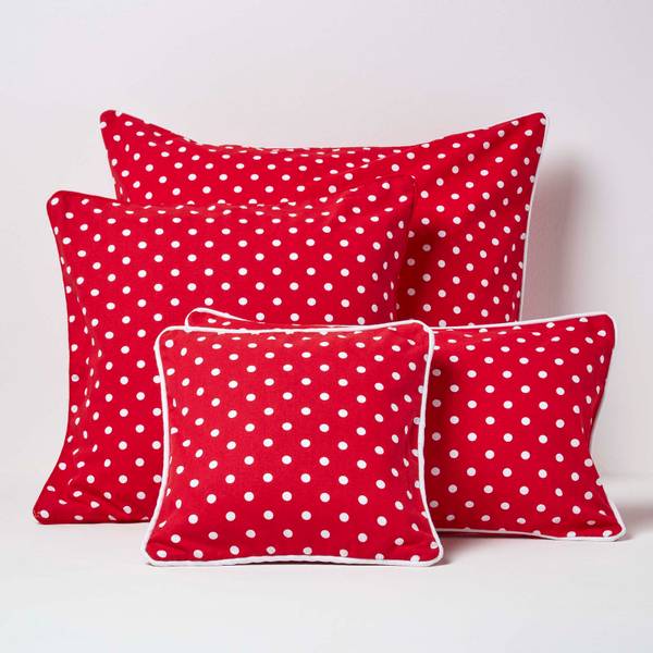 Kussenhoes CUPOLKA rood - 45 x 45 cm