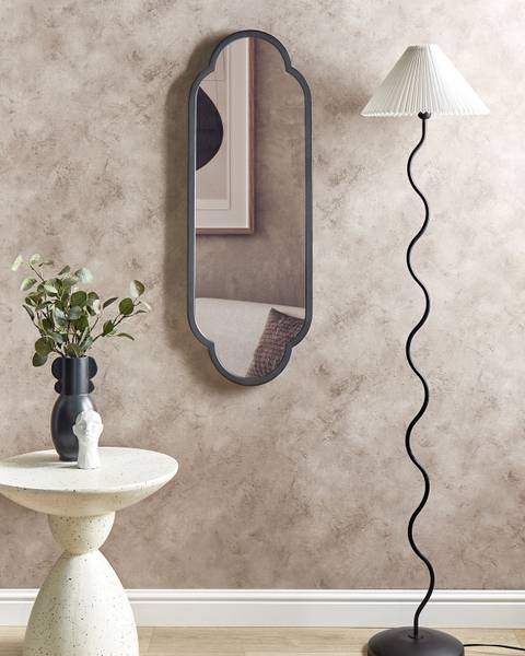 Wandspiegel TROUY Schwarz - Metall - 40 x 102 x 4 cm
