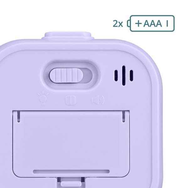 Visueller Timer eckig Violett