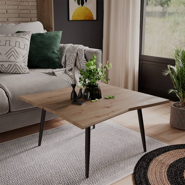 Couchtisch Yan 58418 Braun - Holzwerkstoff - 80 x 40 x 80 cm