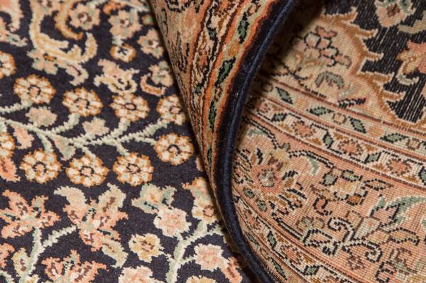 Orientteppich Premium Blau - Seide - 93 x 1 x 153 cm