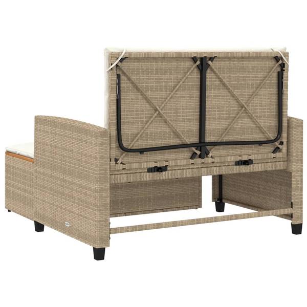 Tuinbank 3033171-2 set van 2 beige - crèmekleurig