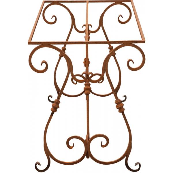 Tuin Tafelpoten ZOMERHUIS rood - ijzer - 60 x 72 x 130 cm
