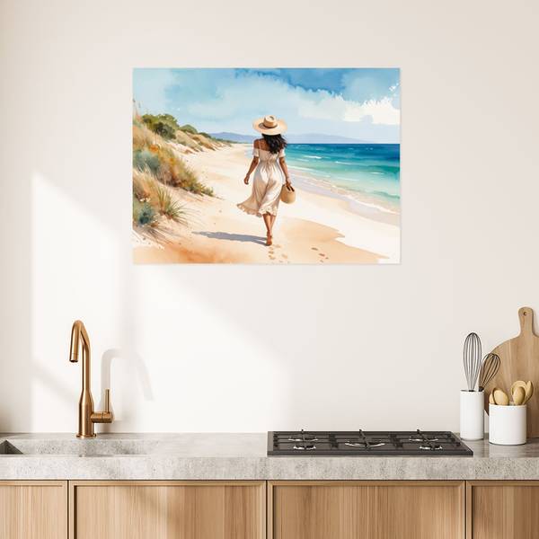 Wandsticker Frau 30 x 20 cm
