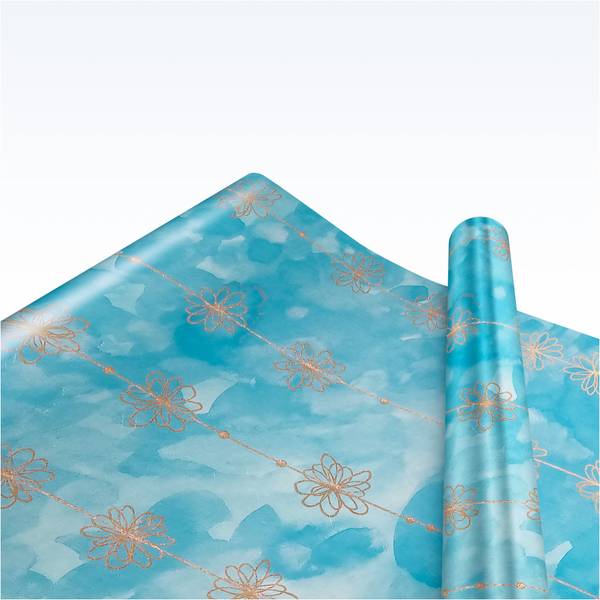 Geschenkpapier PAPERHIT Blau - Papier - 57 x 57 x 2500 cm