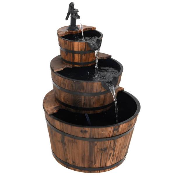 Gartenbrunnen 363332 Braun - Tanne - 60 x 94 x 60 cm