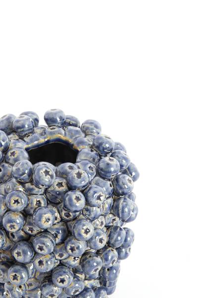 Topf BERRIES Blau - Keramik - 20 x 23 x 20 cm