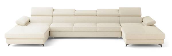 Ecksofa VIVENTE Q Creme