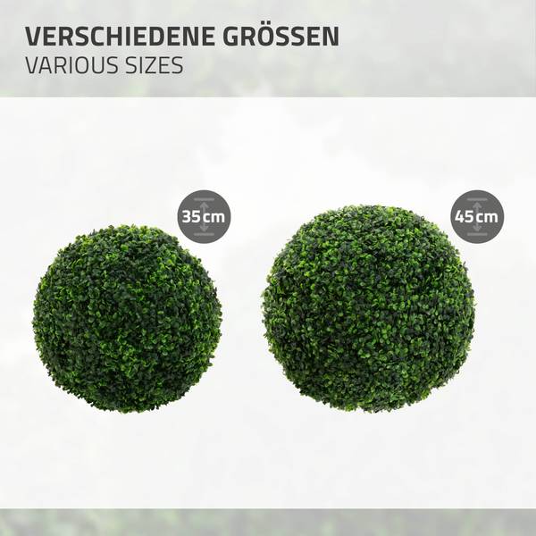 Buchsbaumkugel WIEN 2er-Set 45 x 45 x 45 cm