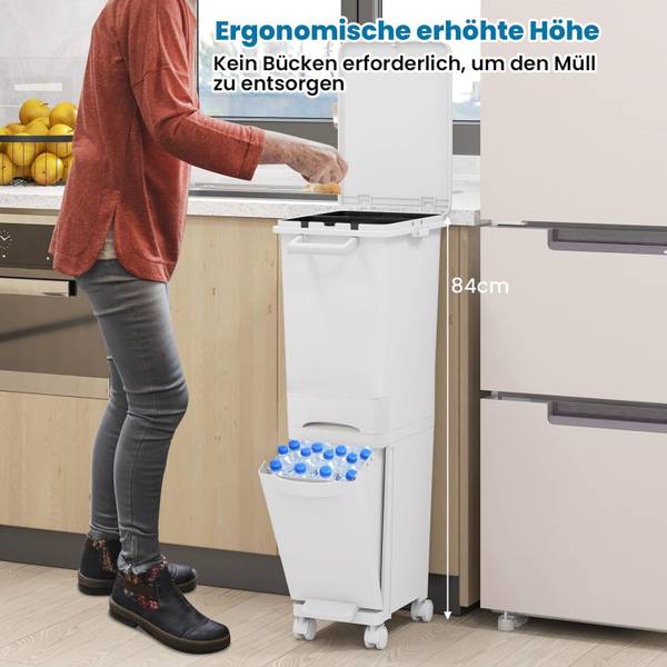 Mülleimer VH33102DE Weiß