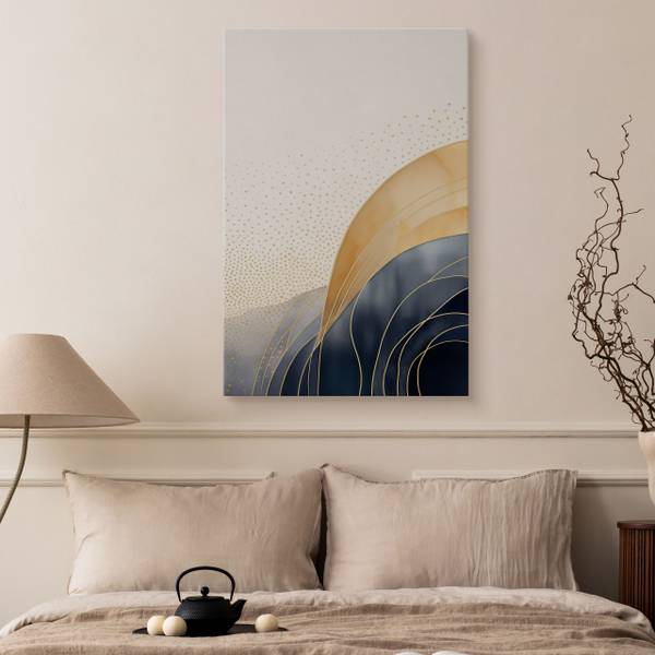 Leinwandbild ABSTRAKTION Ornamente Boho 40 x 50 x 50 cm