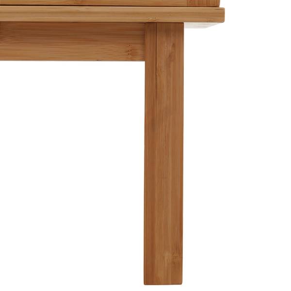 Standregal N81 Braun - Bambus - Holzwerkstoff - 80 x 115 x 45 cm