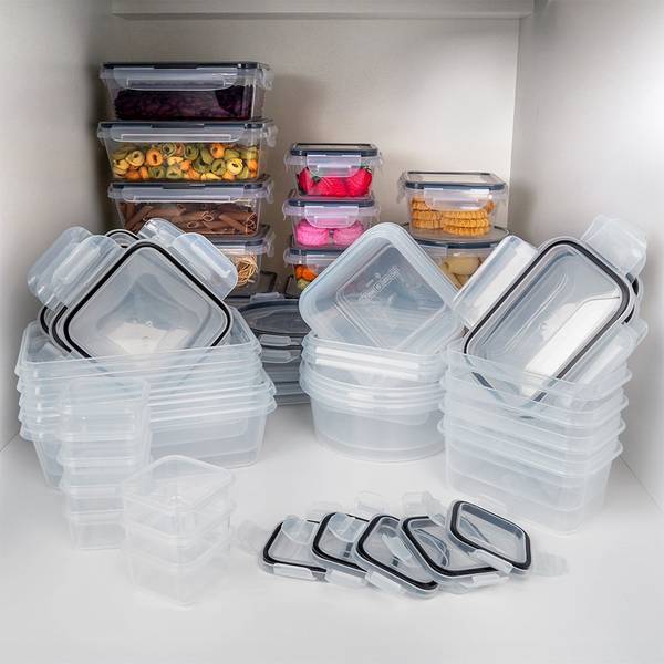 Frischhaltedosen 24er Set Kunststoff - 12 x 7 x 19 cm