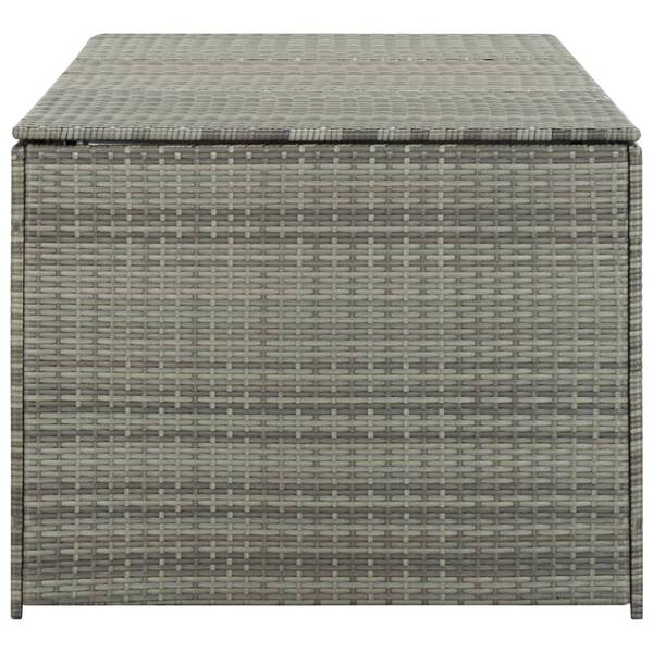 Boîte de rangement de jardin 299772 Gris - Acier - 180 x 70 x 90 cm