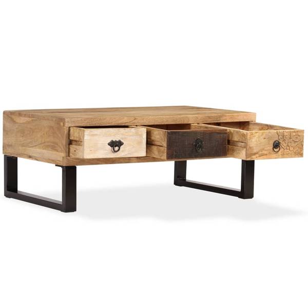 Table d'appoint 298981 Marron - Manguier - 50 x 35 x 90 cm