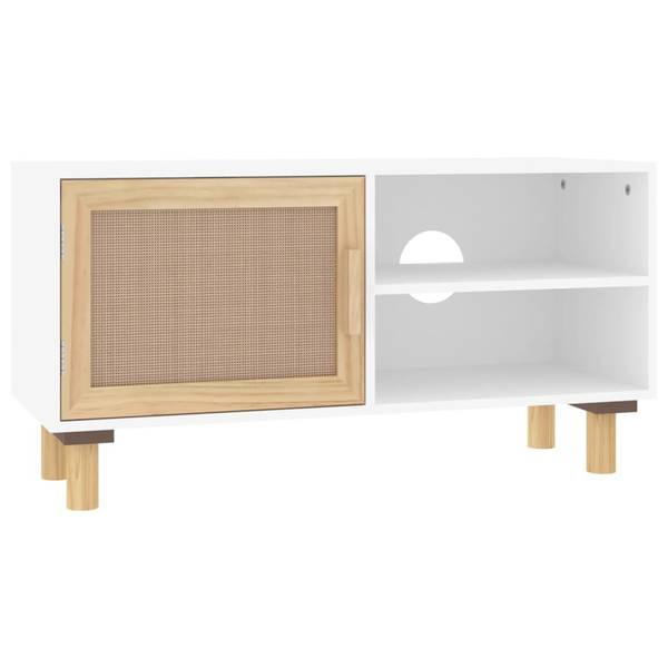 TV-Schrank 3014092 Weiß - Kiefer - 80 x 40 x 30 cm