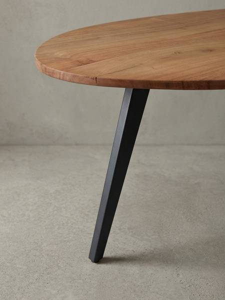 Couchtisch VESUBIE Beige - Akazie - 110 x 45 x 60 cm