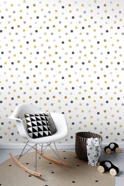 Tapete 139042 Gold - Fleece - 53 x 1005 x 53 cm