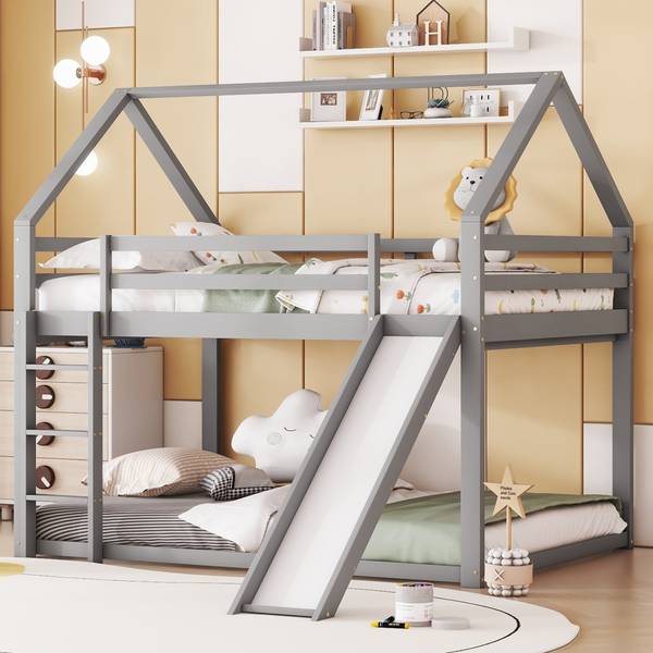 Kinderbett K-455 Grau