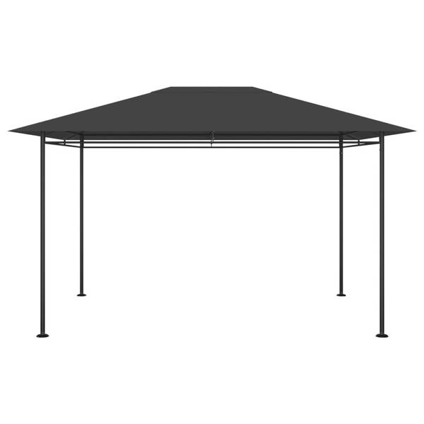 Gartenpavillon 3008684 Grau - Polyester - 281 x 270 x 384 cm