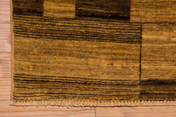 Handgeknüpft Kurzflorteppiche Rot - Wolle - 98 x 1 x 149 cm