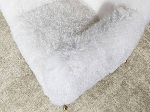 Sessel 5191 Weiß - Flachgewebe - Polyester - Teddystoff - Webstoff - 93 x 91 x 82 cm