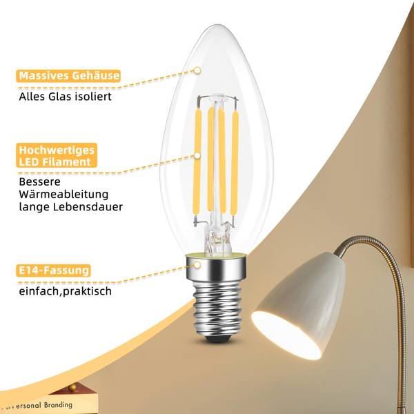 LED Leuchtmittel Koin 6er-Set Breite: 3 cm - Anzahl Teile im Set: 6