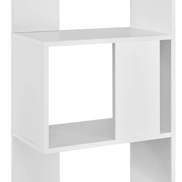 Bibliothèque Aneby Blanc - Bois manufacturé - 45 x 159 x 24 cm