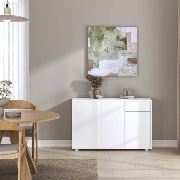 Sideboard Paarl Weiß