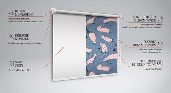 Rollo KITI 60 x 140 cm