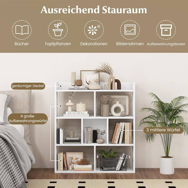 Bücherregal VH33898 Weiß